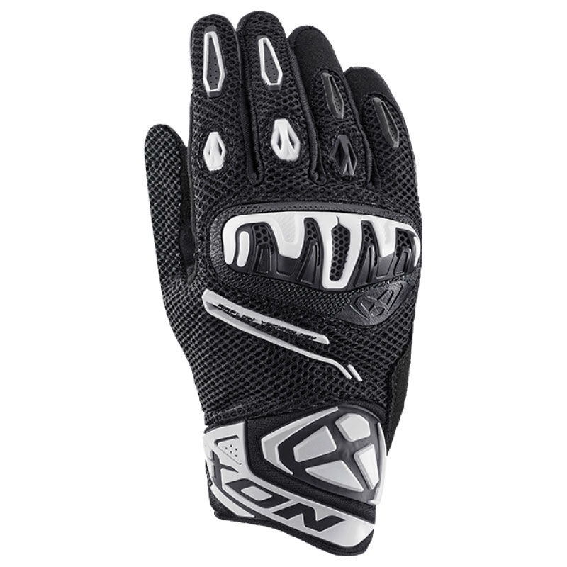 Guanti da moto da donna IXON Mirage Airflow nero-bianco