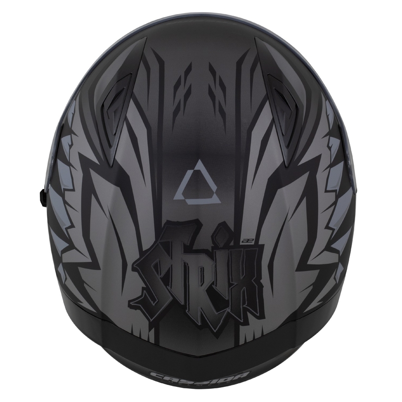 Casco integrale Cassida Orbit Strix nero opaco-grigio