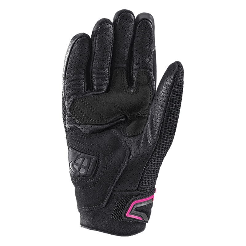 Guanti da moto da donna IXON Mirage Airflow nero-rosa