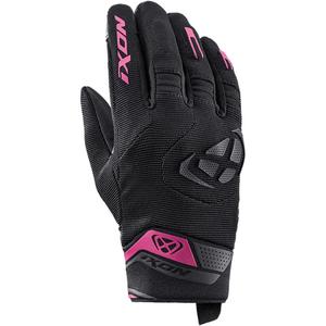 Guanti da moto da donna IXON Mig 2 nero-rosa