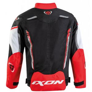 Giacca da moto per bambini IXON Striker Air nero-rosso-bianco