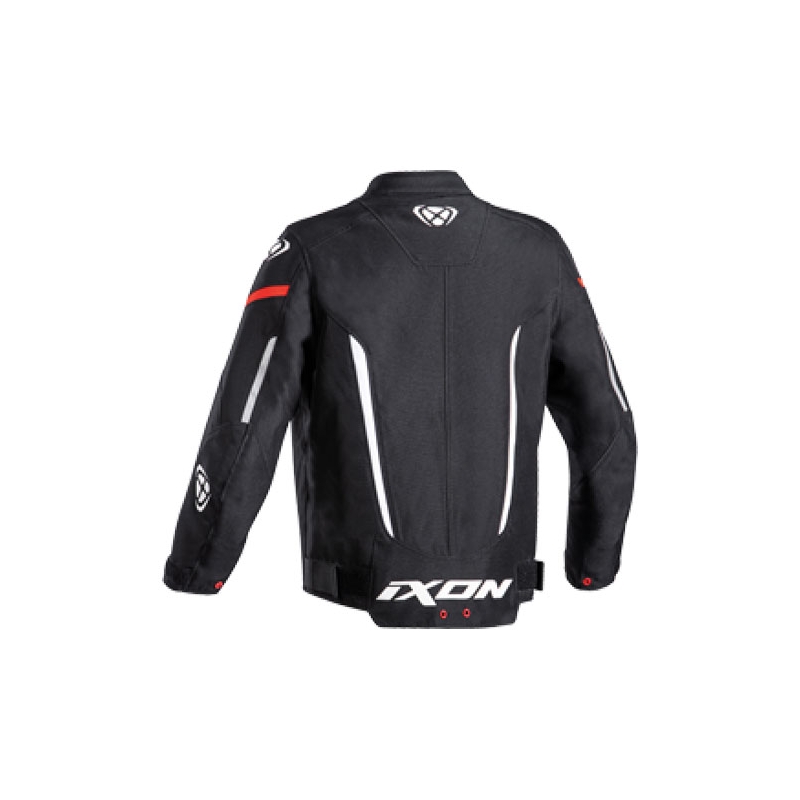Giacca da moto per bambini IXON Striker nero-bianco