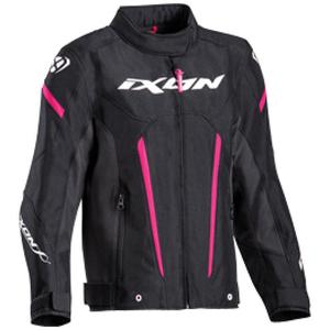 Giacca da moto per bambini IXON Striker nero-rosa