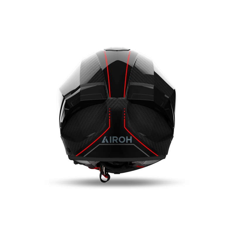 Casco integrale da moto Airoh MATRYX Carbon nero lucido