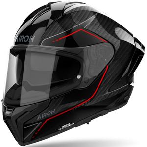 Casco integrale da moto Airoh MATRYX Carbon nero lucido