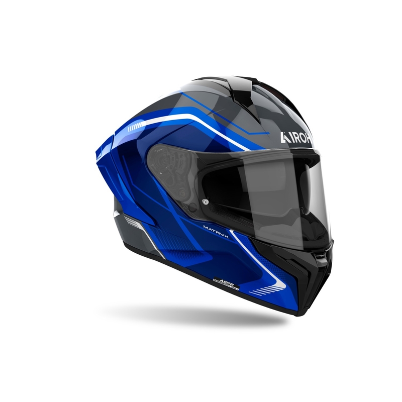 Casco integrale da moto Airoh MATRYX Wide blu