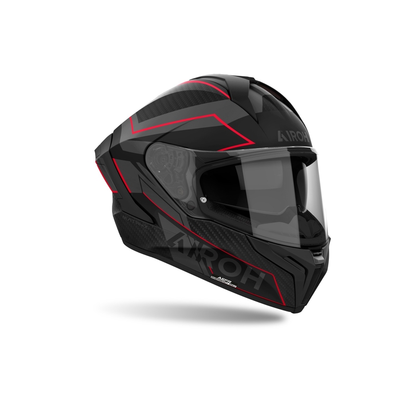 Casco integrale da moto Airoh MATRYX Sentinel rosso opaco