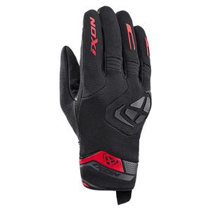 Guanti da moto IXON Mig 2 nero-rosso