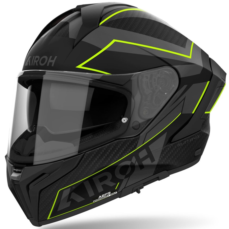 Casco integrale da moto Airoh MATRYX Sentinel giallo opaco
