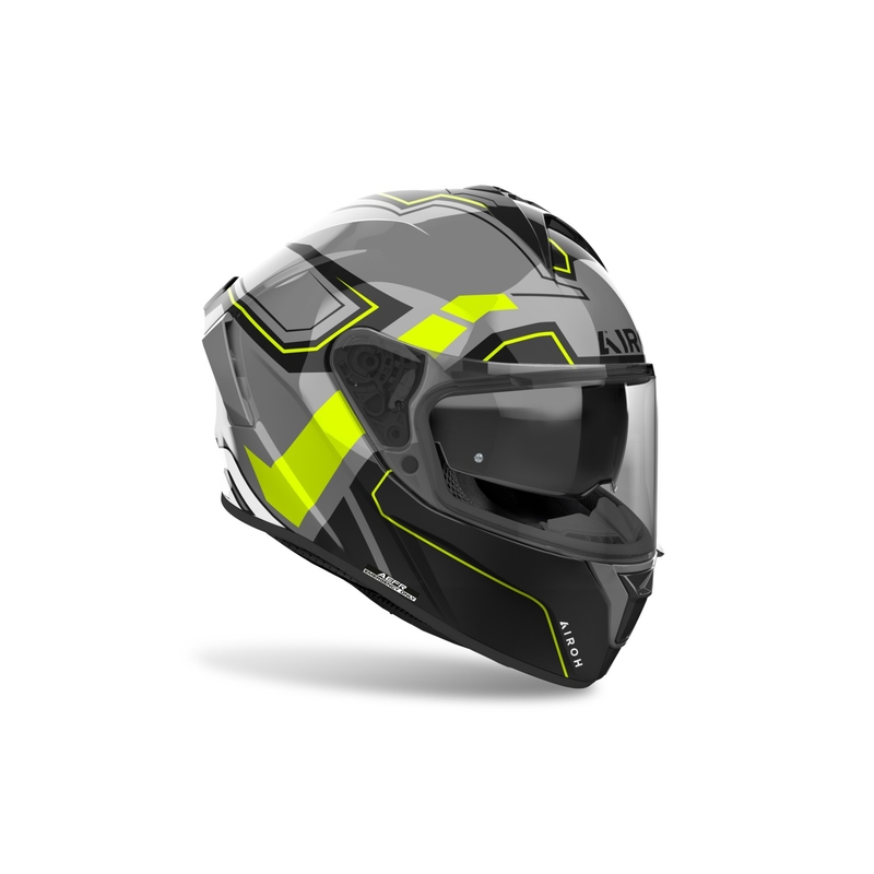 Casco integrale da moto Airoh SPARK 2 Dart giallo lucido