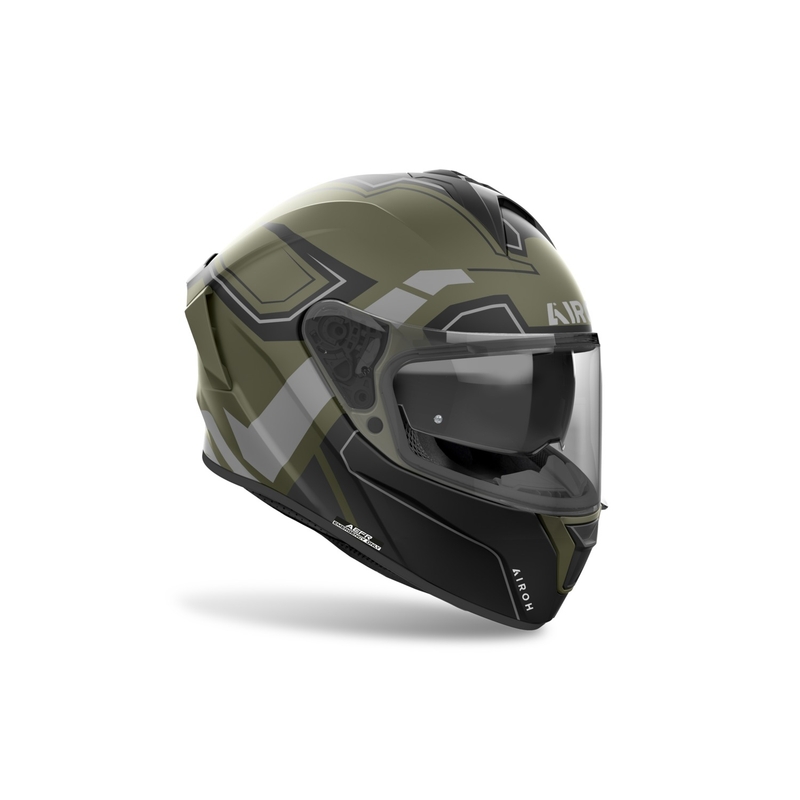 Casco integrale da moto Airoh SPARK 2 Dart verde kaki opaco