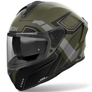 Casco integrale da moto Airoh SPARK 2 Dart verde kaki opaco