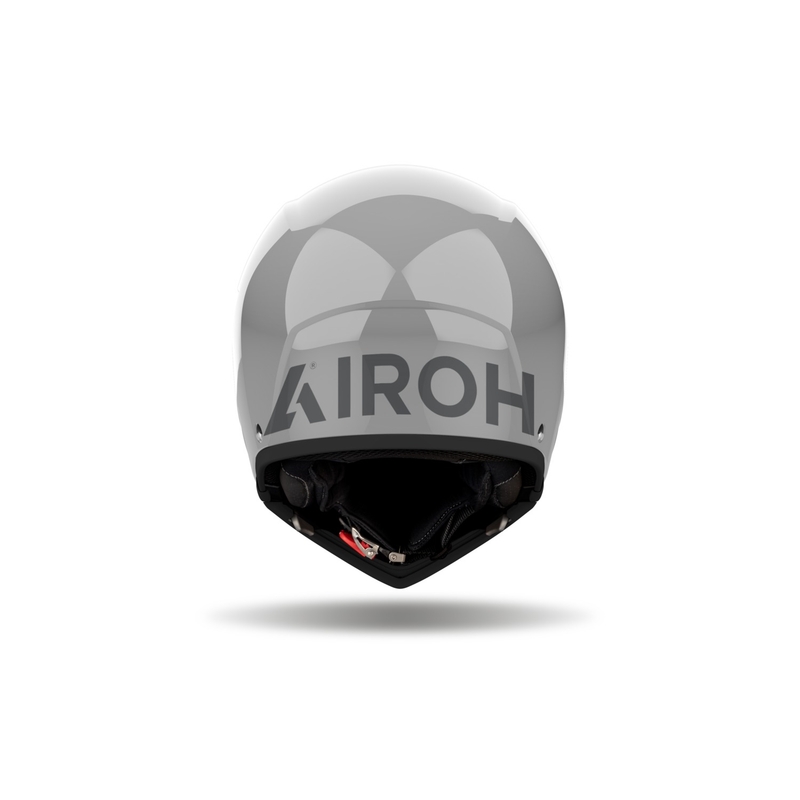 Casco moto modulare Airoh J110 Color grigio cemento lucido