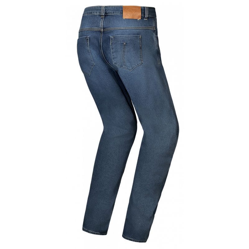 Jeans da moto IXON Alex, blu lavato