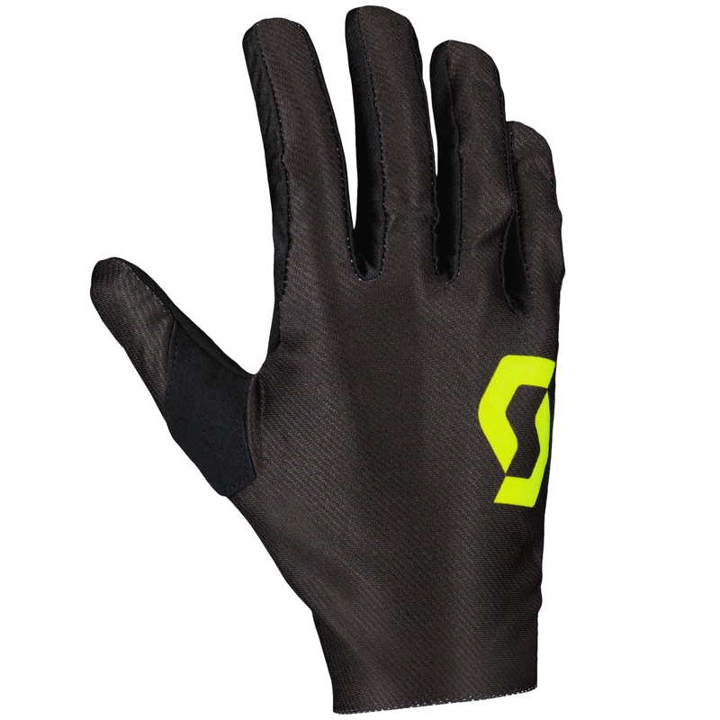 Guanti da motocross SCOTT COMPETE Caviar nero-giallo fluo