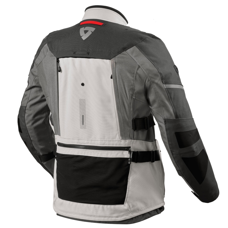 Giacca da moto Revit Sand 5 H2O Argento-Antracite