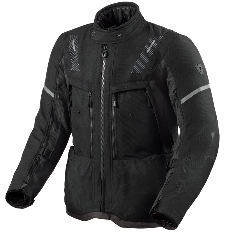 Giacca da moto Revit Sand 5 H2O nero-antracite