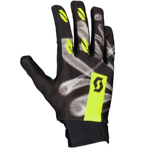 Guanti da motocross SCOTT EVO DIRT nero-giallo fluo