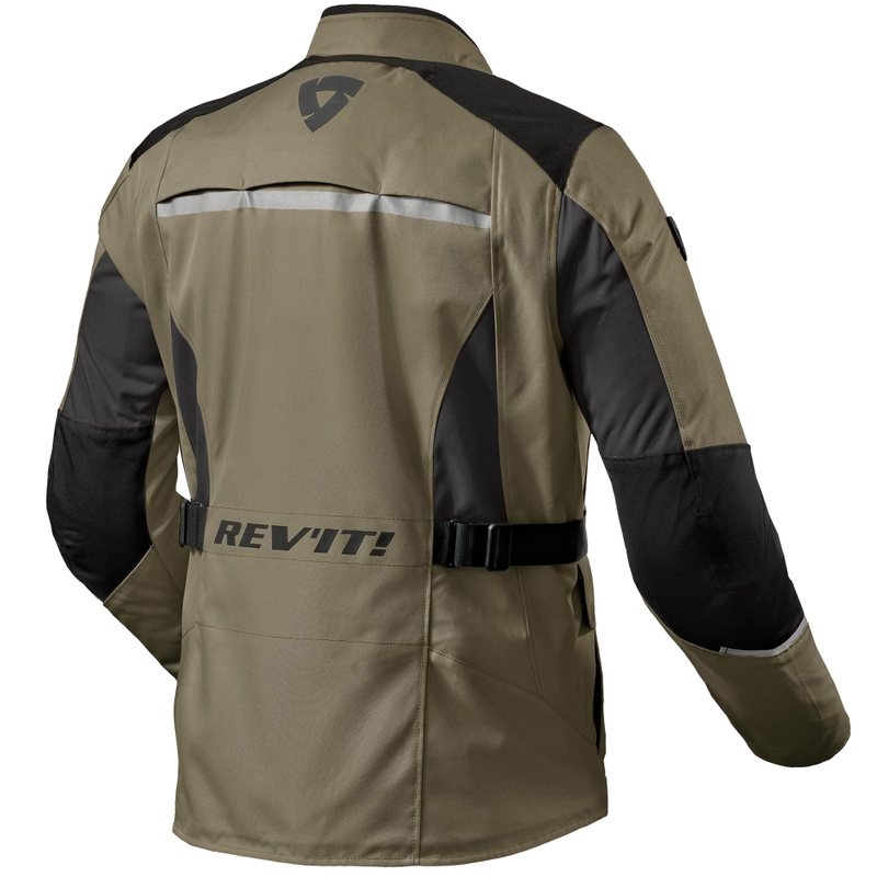 Giacca da moto Revit Voltiac 3 H2O verde-grigio