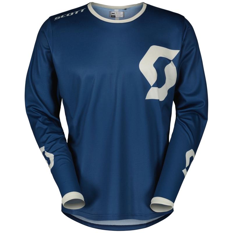 Maglia da motocross SCOTT Compete blu-grigio Saldi