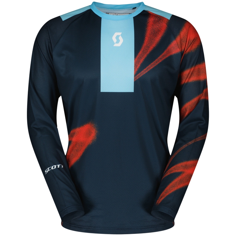 Maglia da motocross SCOTT EVO Dirt blu-rossa Saldi