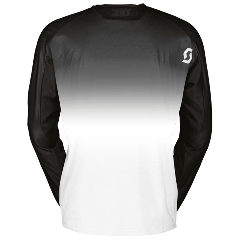 Maglia da motocross SCOTT EVO Swap nera-bianca Saldi
