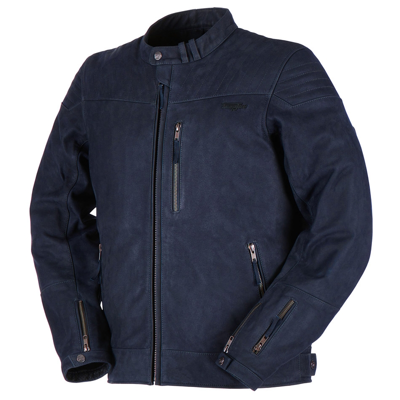 Giacca di pelle Furygan Clint Evo blu