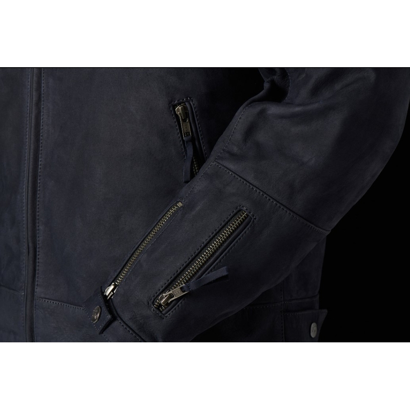 Giacca di pelle Furygan Clint Evo blu