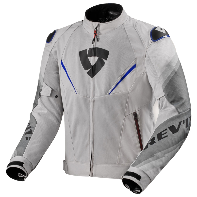 Giacca da moto Revit Quantum 3 Air Argento-Blu