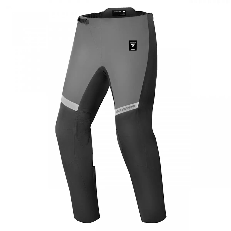 Pantaloni da moto Shima Alpha nero-grigio-giallo fluo