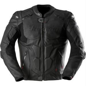 Giacca da motociclista in pelle Furygan Ghost Evo nera