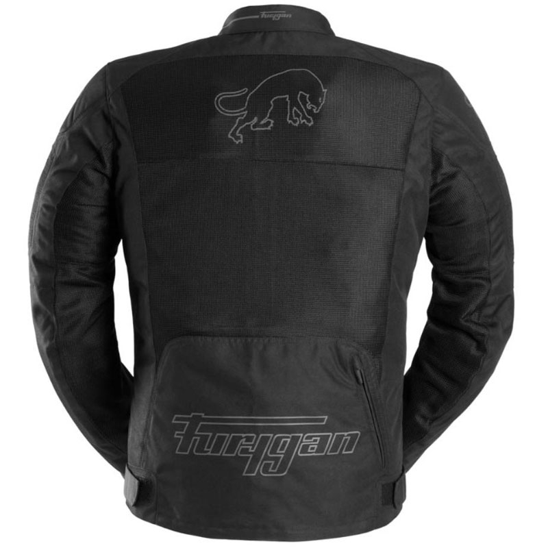 Giacca da motociclista Furygan Aquilon nero-grigio