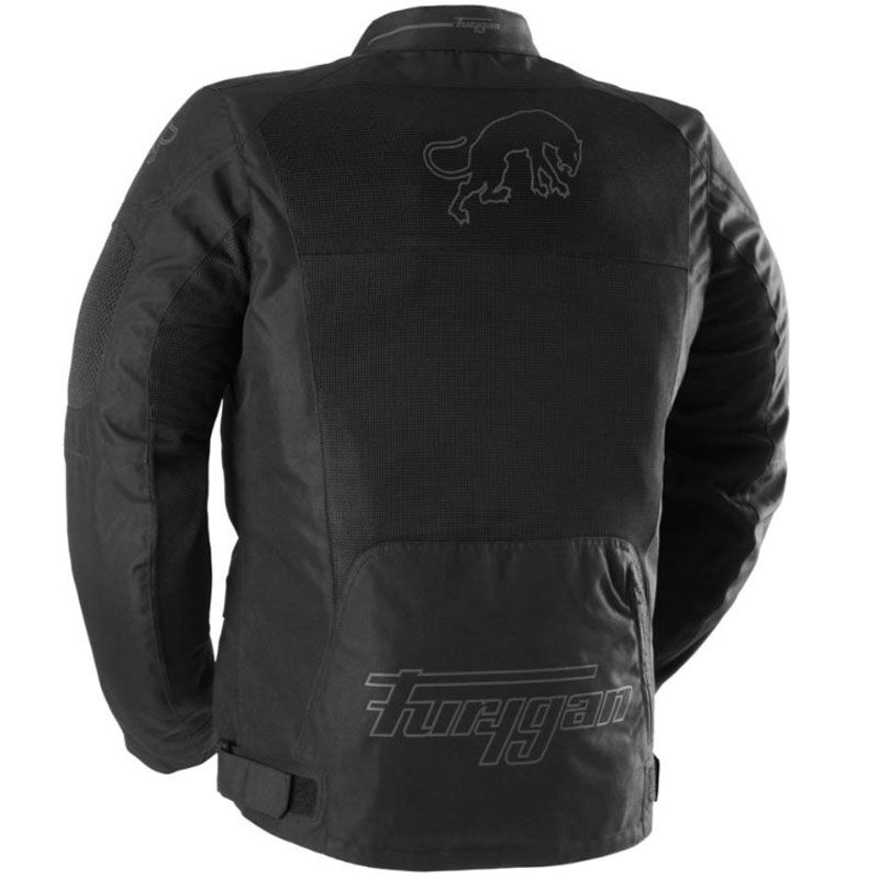 Giacca da motociclista Furygan Aquilon nero-grigio