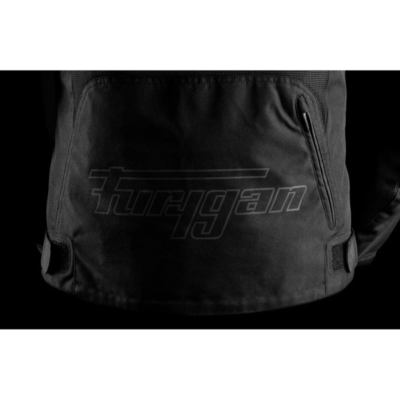 Giacca da motociclista Furygan Aquilon nero-grigio