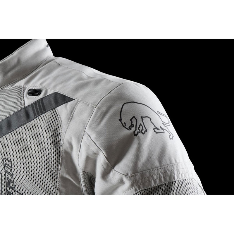 Giacca da motociclista Furygan Aquilon beige-grigio