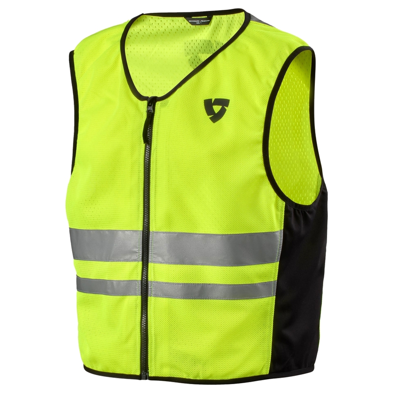 Revit Athos 3 Air gilet riflettente per moto giallo fluo