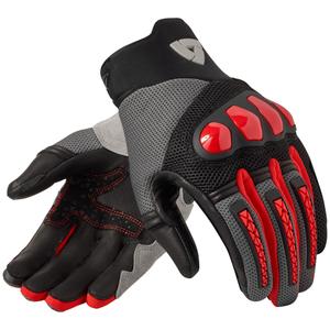 Guanti da moto Revit Speedart Air grigio-rosso