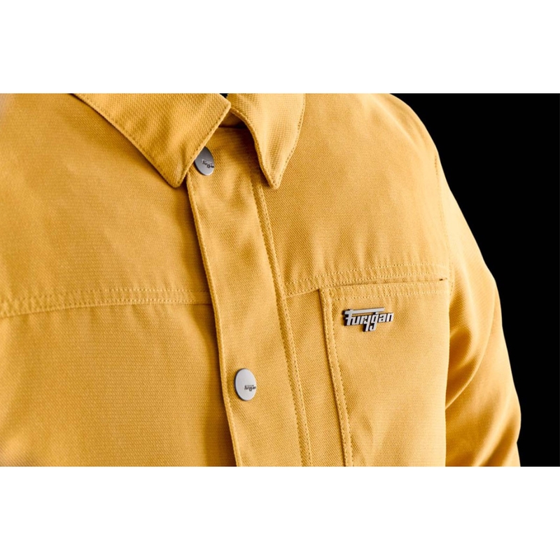 Camicia da motociclista Furygan Marlon X Kevlar color cammello