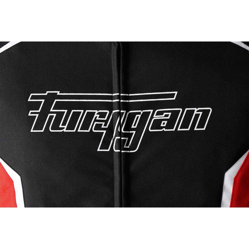 Giacca da motociclista Furygan Yori nera-rossa-bianca