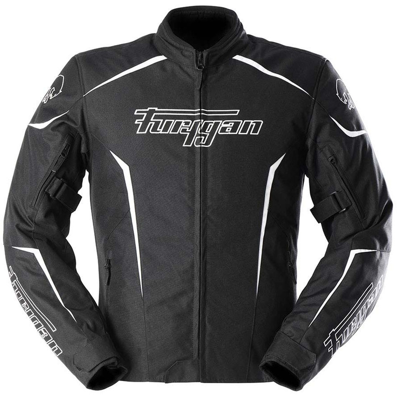 Giacca da motociclista Furygan Yori nera-bianca