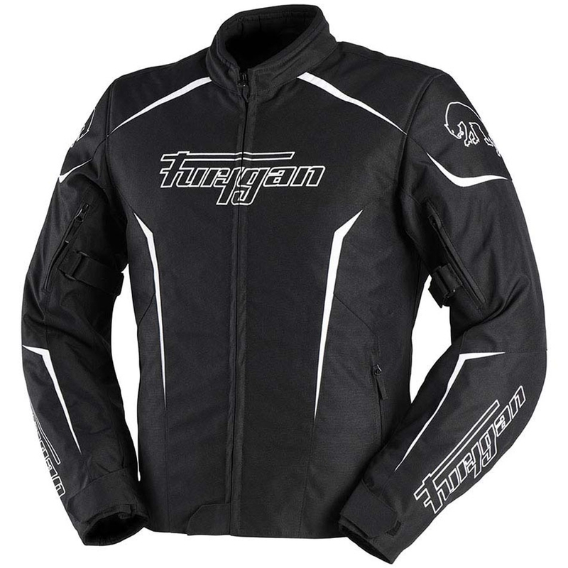 Giacca da motociclista Furygan Yori nera-bianca