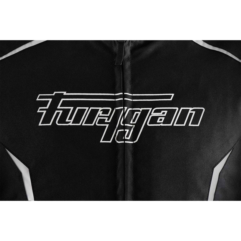 Giacca da motociclista Furygan Yori nera-bianca
