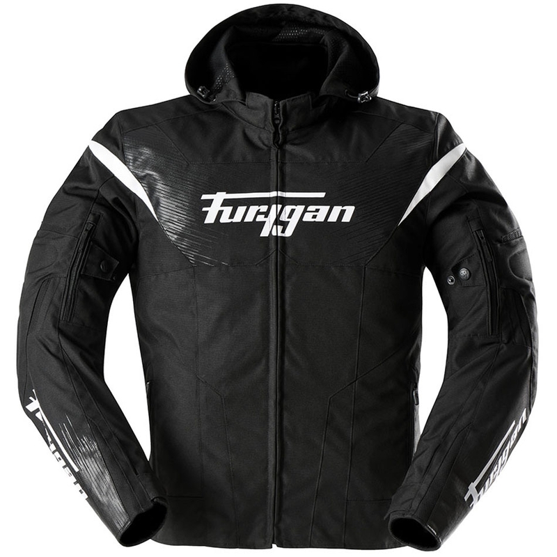Giacca da motociclista Furygan Shard nera-bianca