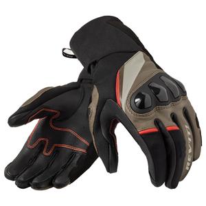 Guanti da moto Revit Combustion nero-marrone