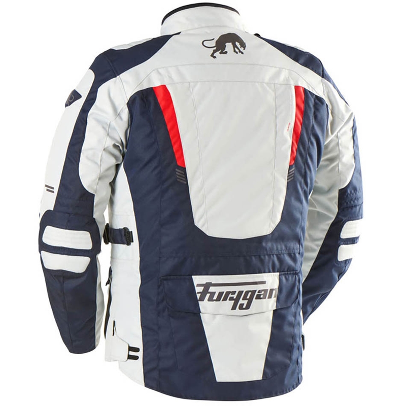 Giacca da motociclista Furygan Apalaches Evo blu-beige-rosso