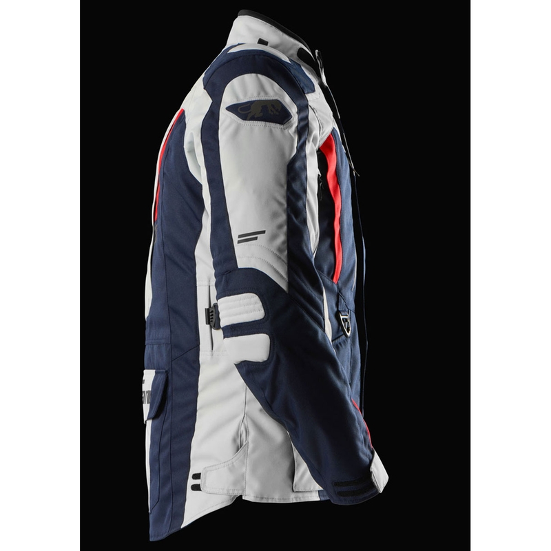 Giacca da motociclista Furygan Apalaches Evo blu-beige-rosso