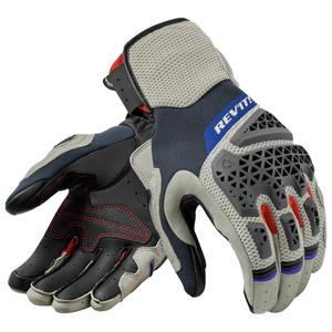 Guanti da moto Revit Sand 5 argento-rosso