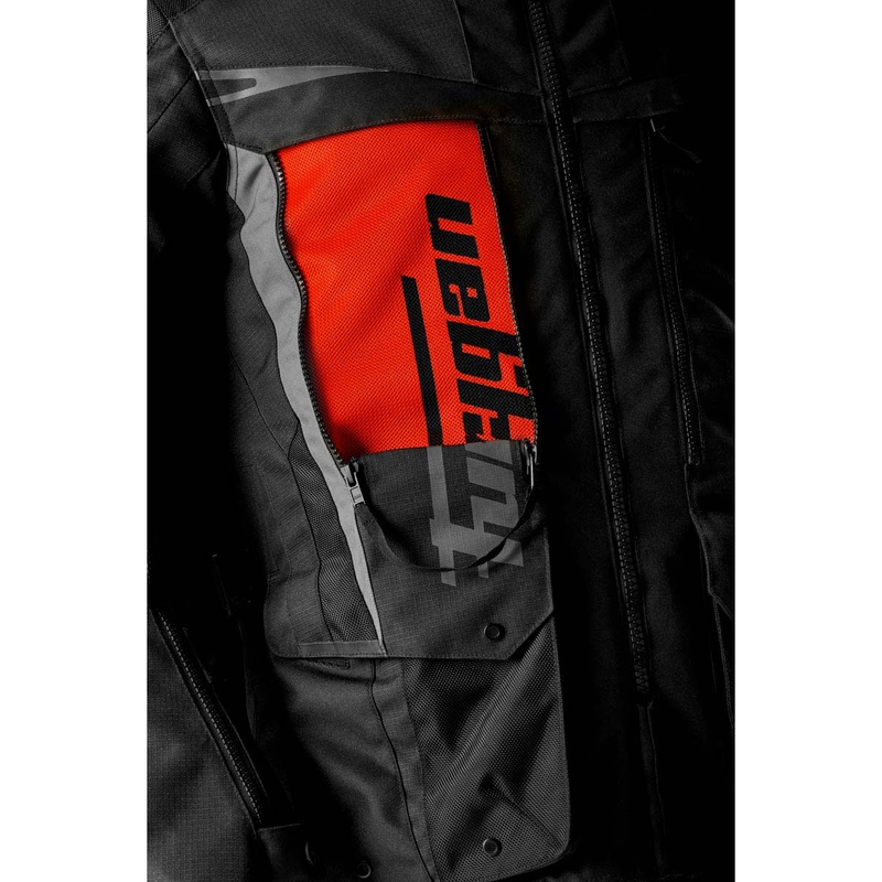 Giacca da motociclista Furygan Montroc Kevlar® Primaloft® 3IN1+ nera