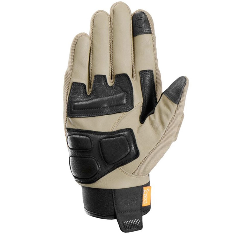 Guanti da moto Furygan Jet D3O Evo sabbia-nero