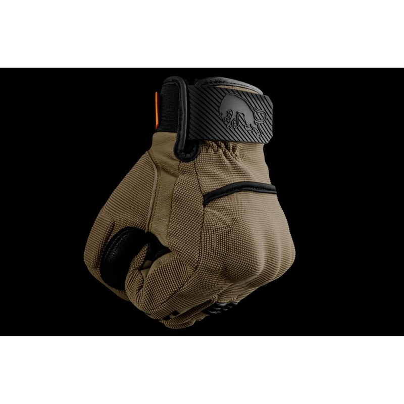 Guanti da moto Furygan Jet D3O Evo sabbia-nero